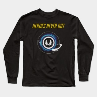 Heroes never die - English Long Sleeve T-Shirt